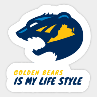 Golden Bears Is My Lifestyle Sports T-Shirt Sticker